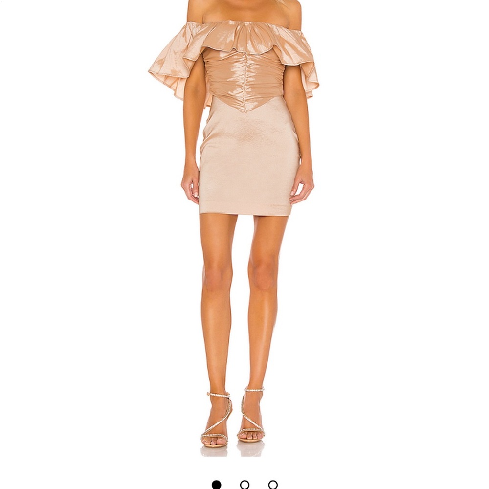 Jaden dress in nude